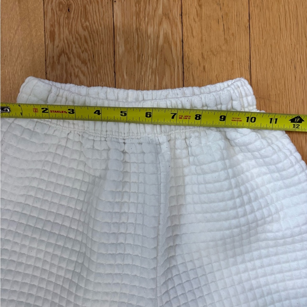 Princess Polly Arabella White Waffle Knit Sweatpants (Size 0) - Picture 5 of 5